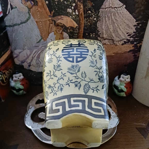 Gorgeous Vintage Asian,Oriental Pottery Vase.🐧🌏Made In China🇨🇳Gift it.🎁 👌 - Picture 4 of 11